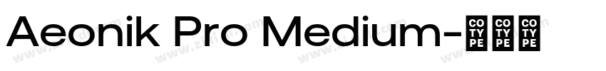Aeonik Pro Medium字体转换